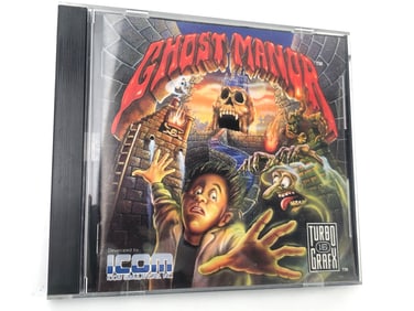 Ghost Manor TurboGrafx 16 HuCard Game