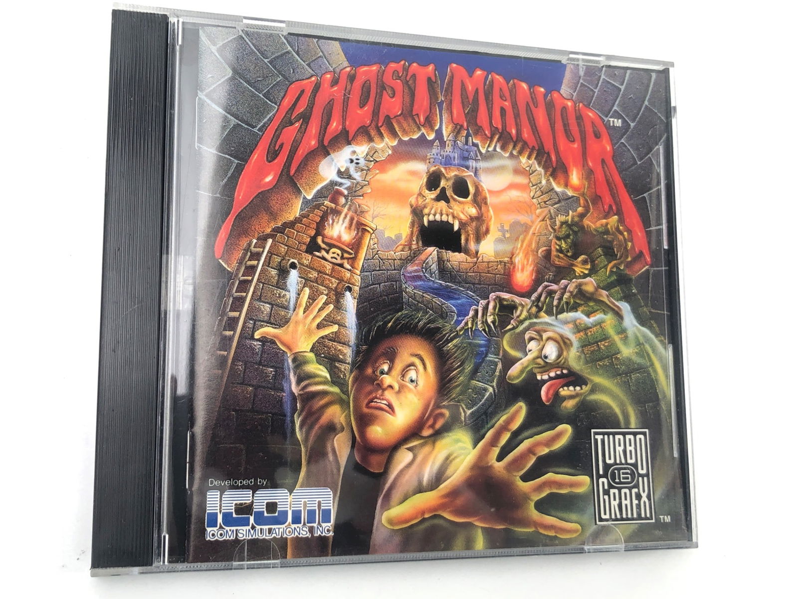 Ghost Manor TurboGrafx 16 HuCard Game (1 of 8)