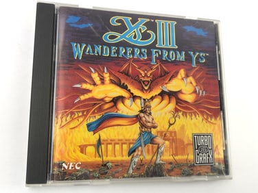 Ys III Wanderers From Ys TurboGrafx CD Game