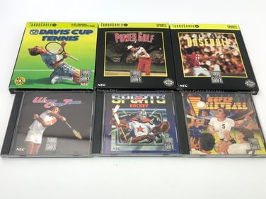 TurboGrafx-16 Sports Game Lot By NEC