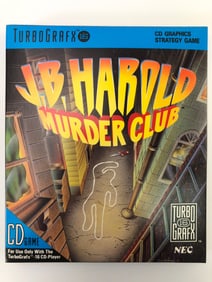 J.B. Harold Murder Club TurboGrafx-16 Game