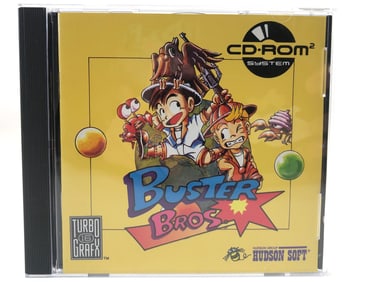 Buster Bros. CD-ROM TurboGrafx Game