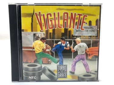 Vigilante For TurboGrafx-16 By NEC