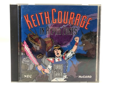 Keith Courage In Alpha Zones TurboGrafx-16
