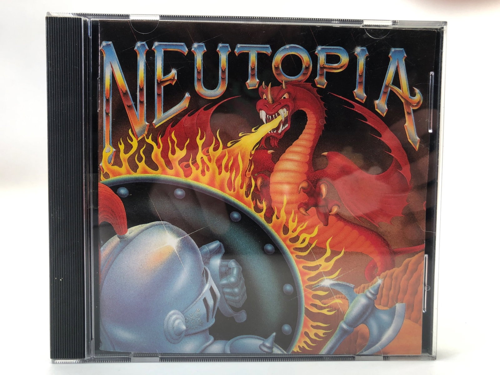 Neutopia TurboGrafx-16 HuCard Game: Neutopia game for TurboGrafx-16 by Hudson Soft, released in 1990. Includes HuCard, original case, instruction manual, and artwork. Light wear on case and card visible. A highly collectible video game 