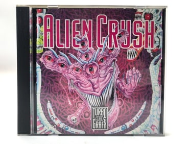 Alien Crush TurboGrafx-16 HuCard Game