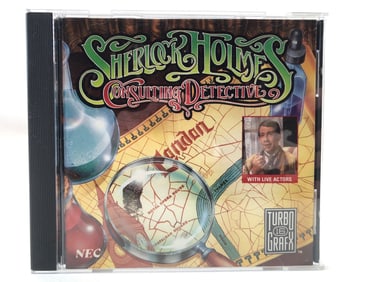 Sherlock Holmes Consulting Detective TurboGrafx CD