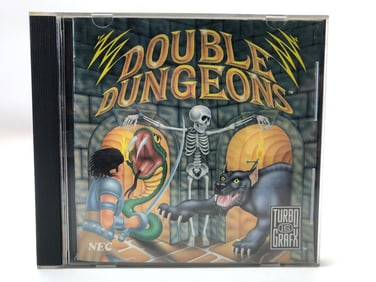 Double Dungeons TurboGrafx-16 Game W/ Case