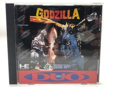 Godzilla Hudson Soft Turbo Duo CD Game