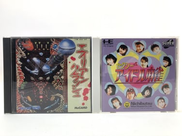 Alien Crush & Sexy Idol Mahjong PC Engine Games