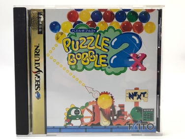 Taito Puzzle Bobble 2X Sega Saturn Game