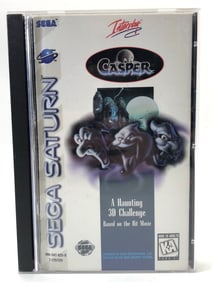 Casper Sega Saturn Game With Manual
