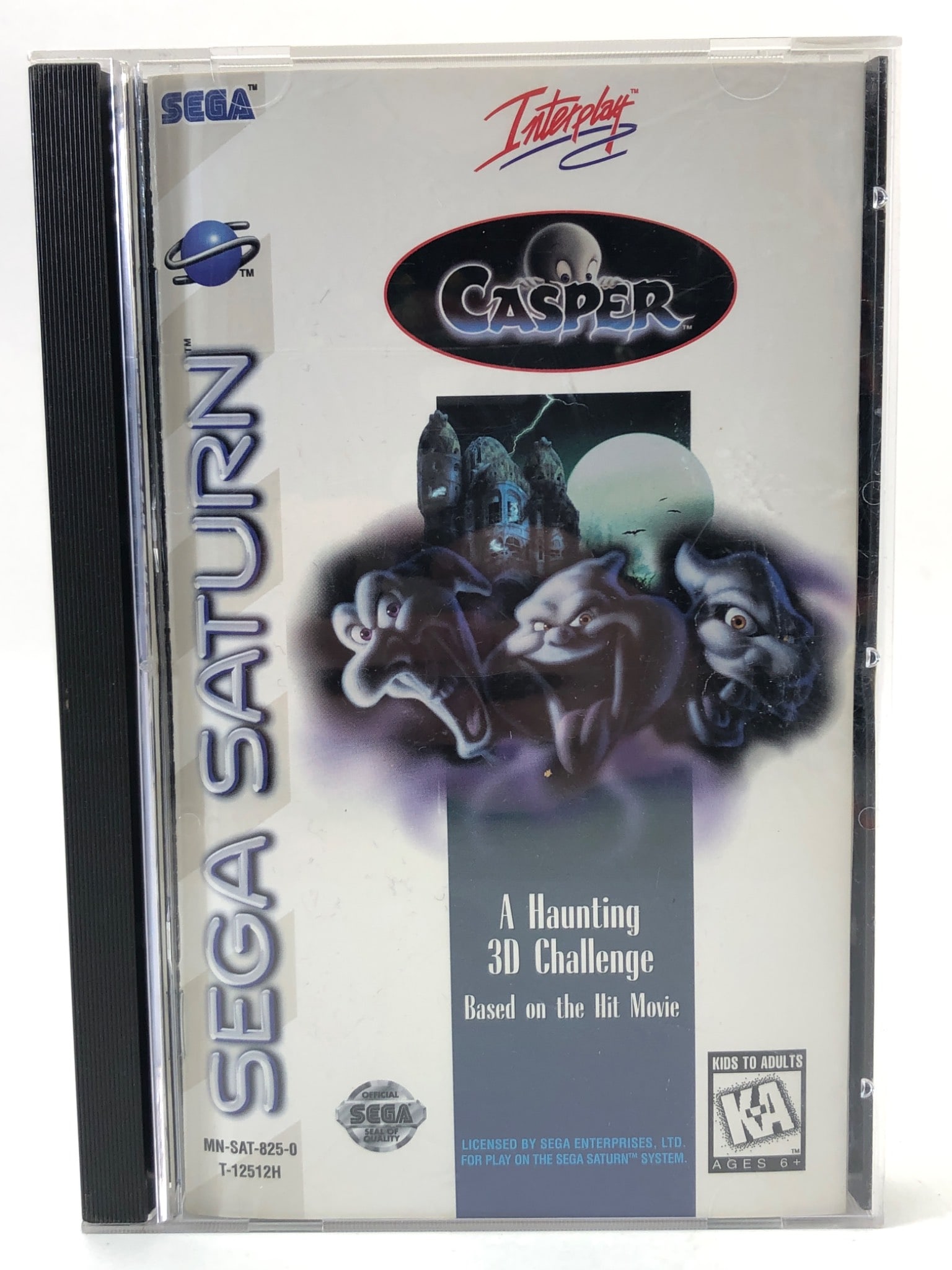Casper Sega Saturn Game With Manual (1 of 9)
