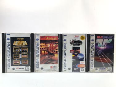 4 Sega Saturn Pinball & Arcade Games