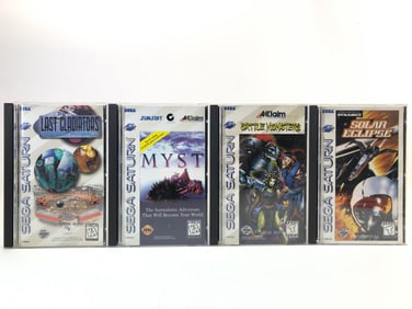 Sega Saturn Games Lot: 4 Titles