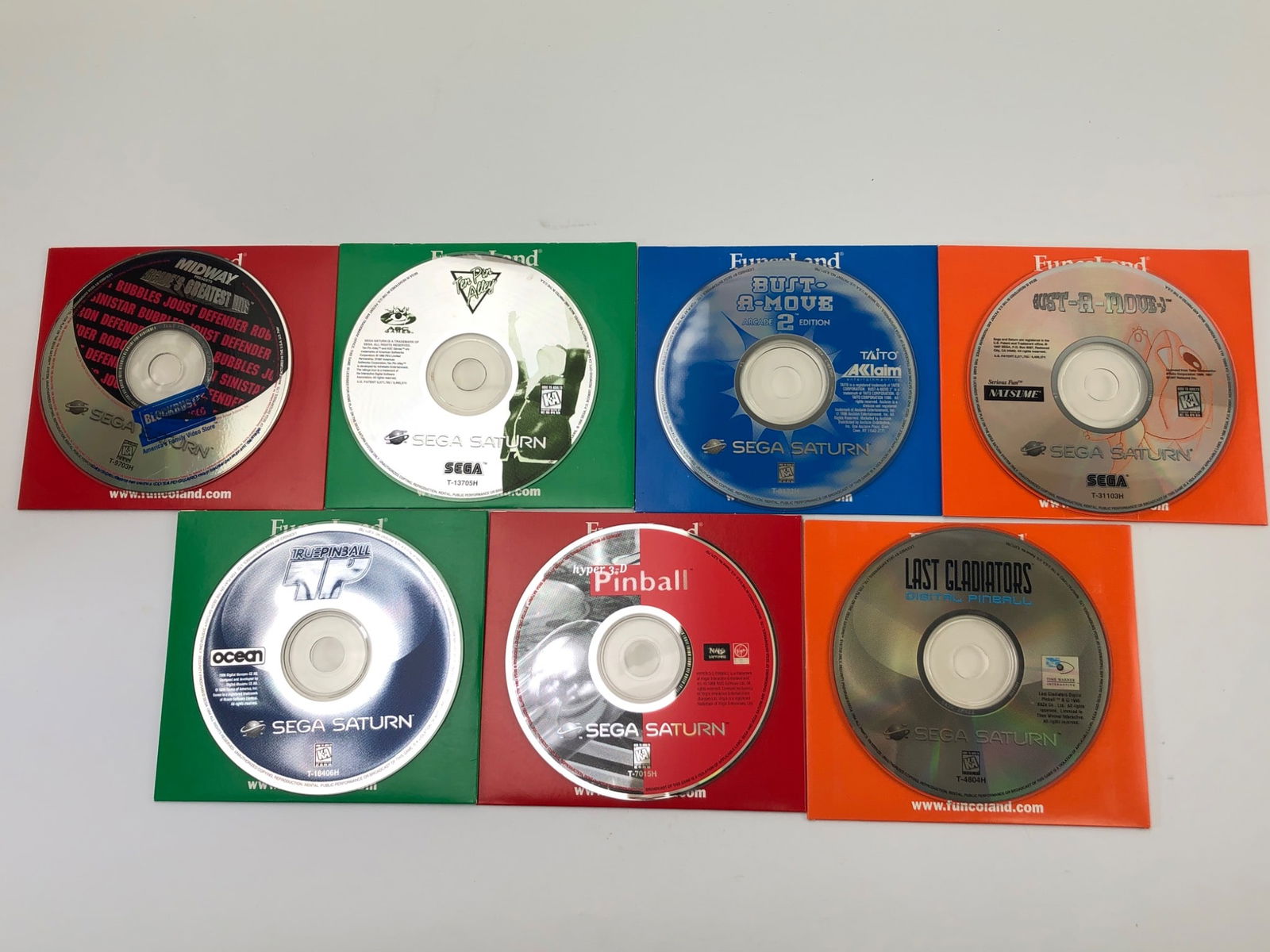 7 Pinball & Arcade Sega Saturn Disc Only Games (1 of 4)