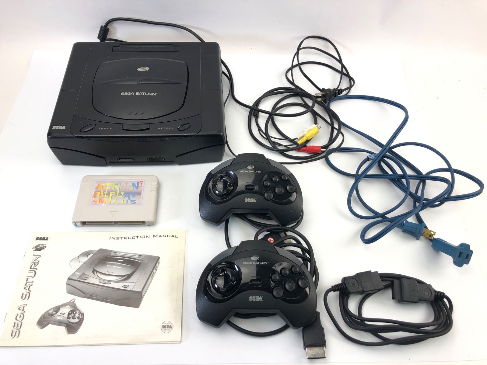 Sega Saturn Console With Controllers & Extras (1 of 16)
