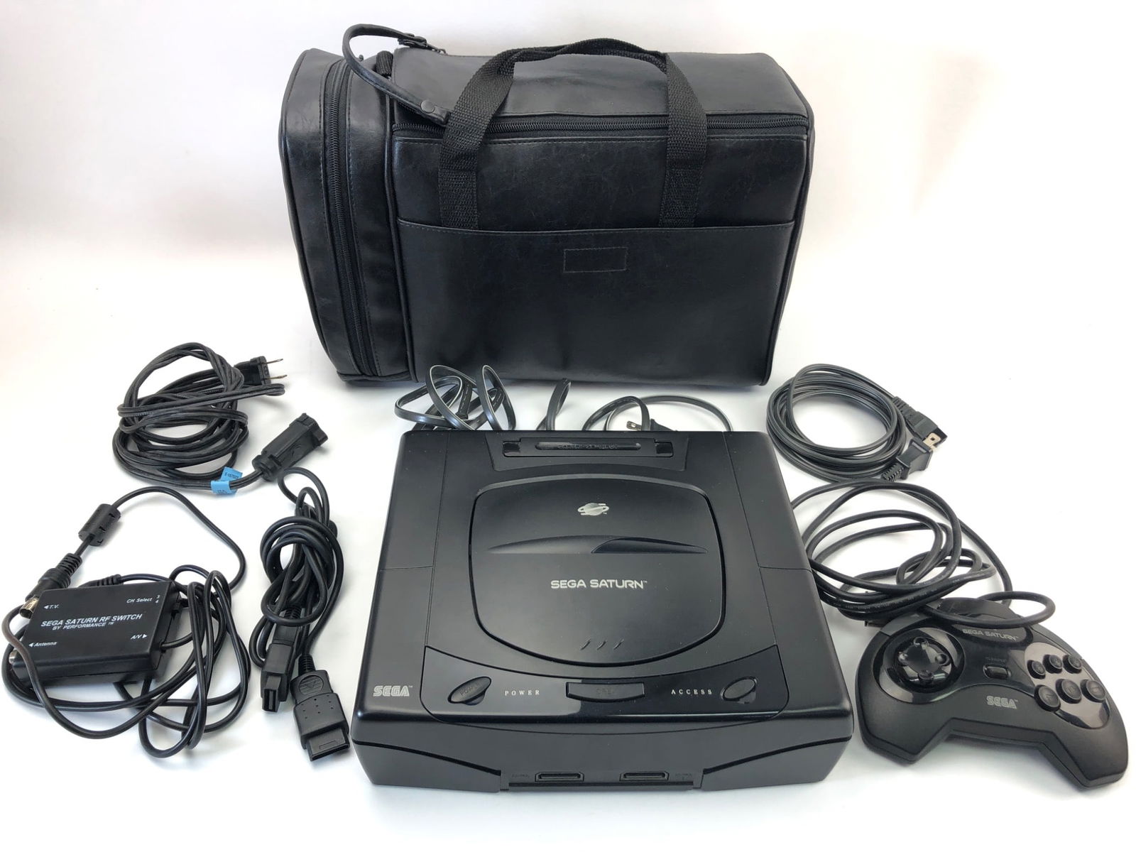 Sega Saturn Console With Accessories & Case (1 of 16)