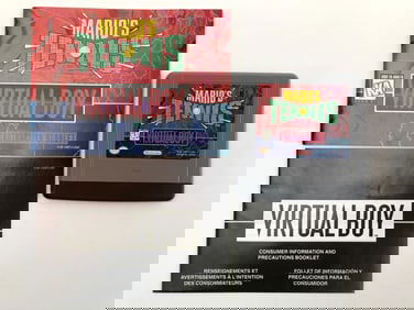 Mario’s Tennis Virtual Boy Game & Booklets