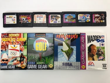 Sega Game Gear Sports Lot Of 11