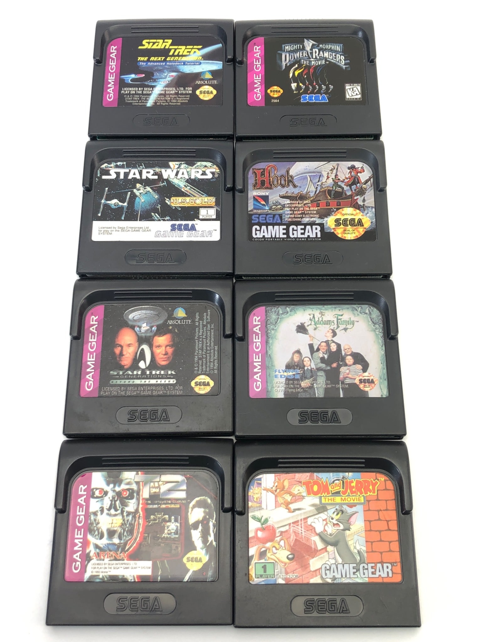 8 Sega Game Gear Movie Title Games (1 of 4)