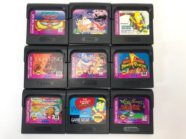 9 Sega Game Gear Kids Movie & Show Games