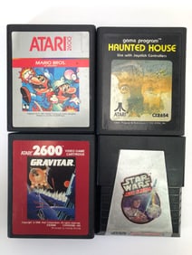 4 Atari 2600 Games: Mario Bros., Gravitar & More