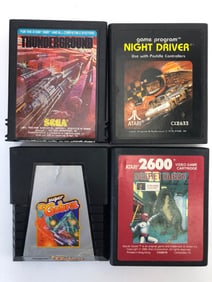 4 Atari 2600 Games By Sega & Atari