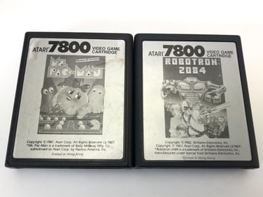 Atari 7800 Ms. Pac-Man & Robotron 2084