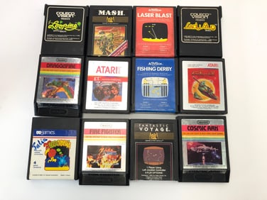 12 Atari 2600 & Coleco Games