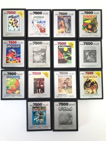 14 Atari 7800 Games Video Cartridges