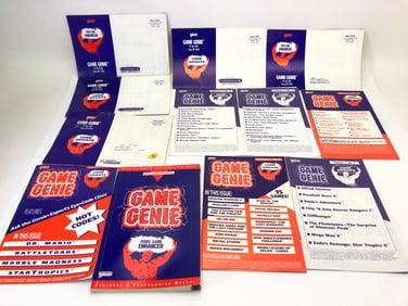 Game Genie Manuals & Code Update Booklets
