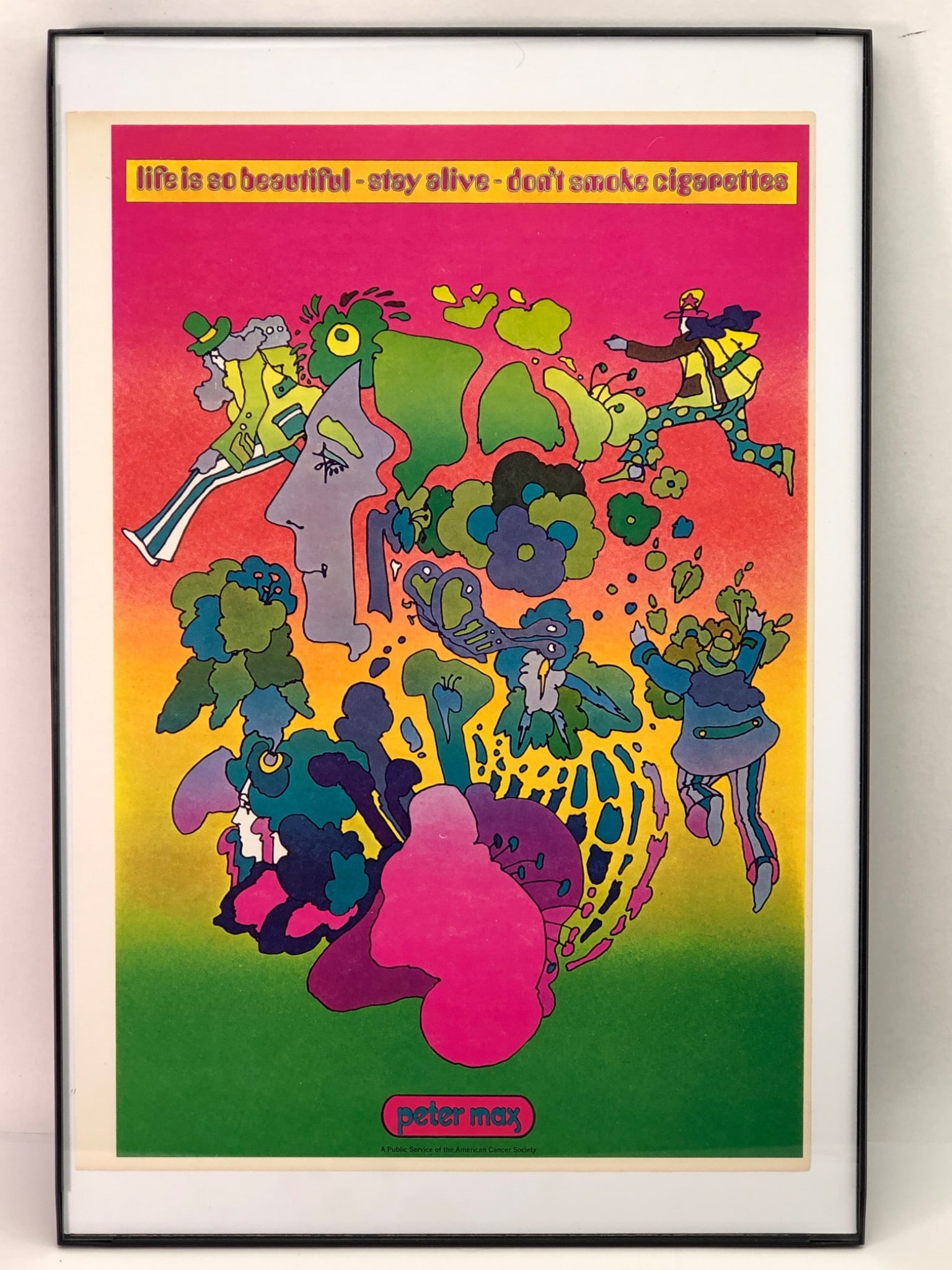 1970 Peter Max Life Is So Beautiful Poster (1 of 5)
