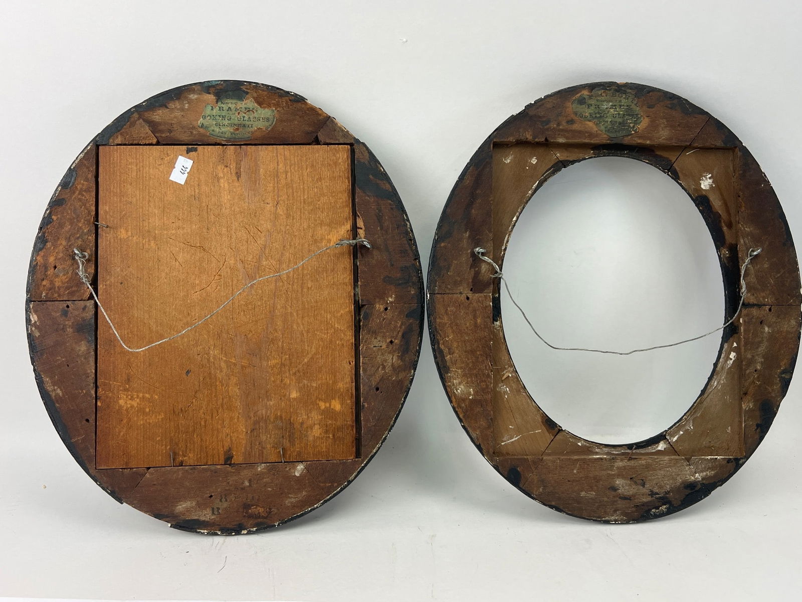 Victorian Gesso Frames With Portrait Prints - 3