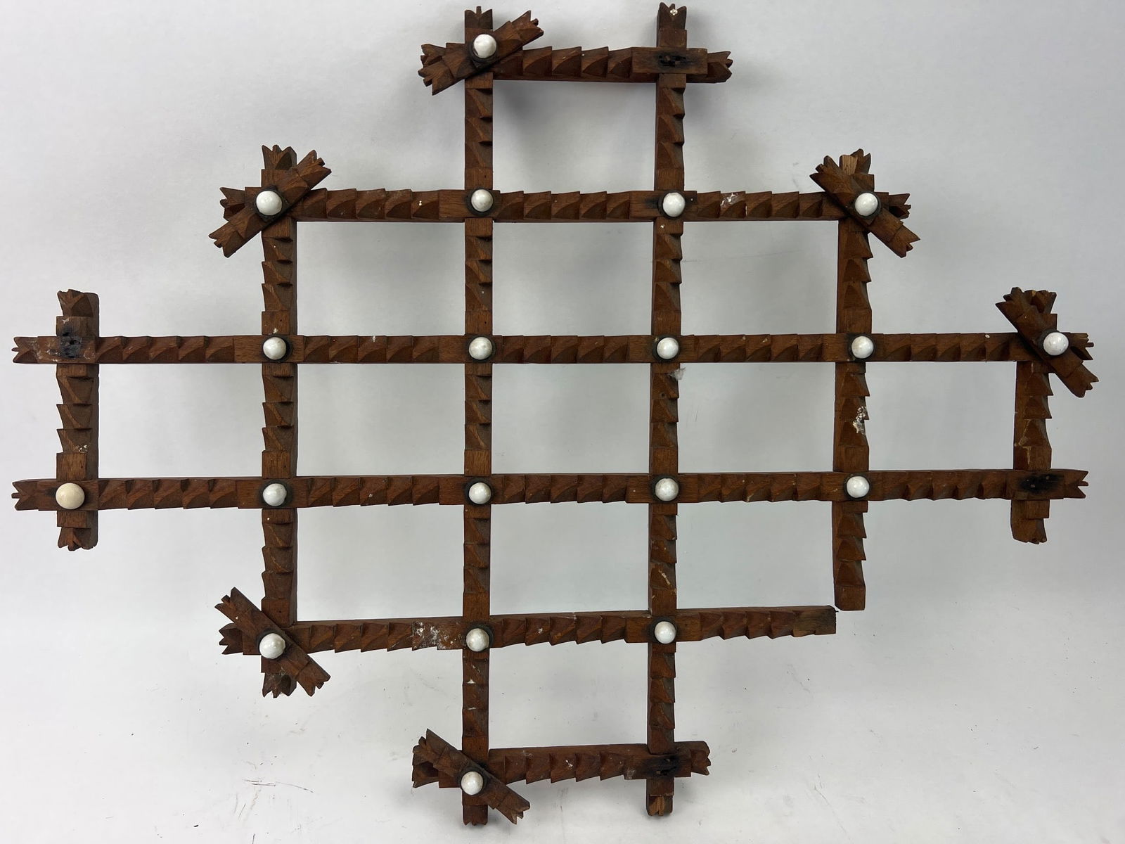 Tramp Art Open Lattice Wall Frame (1 of 7)