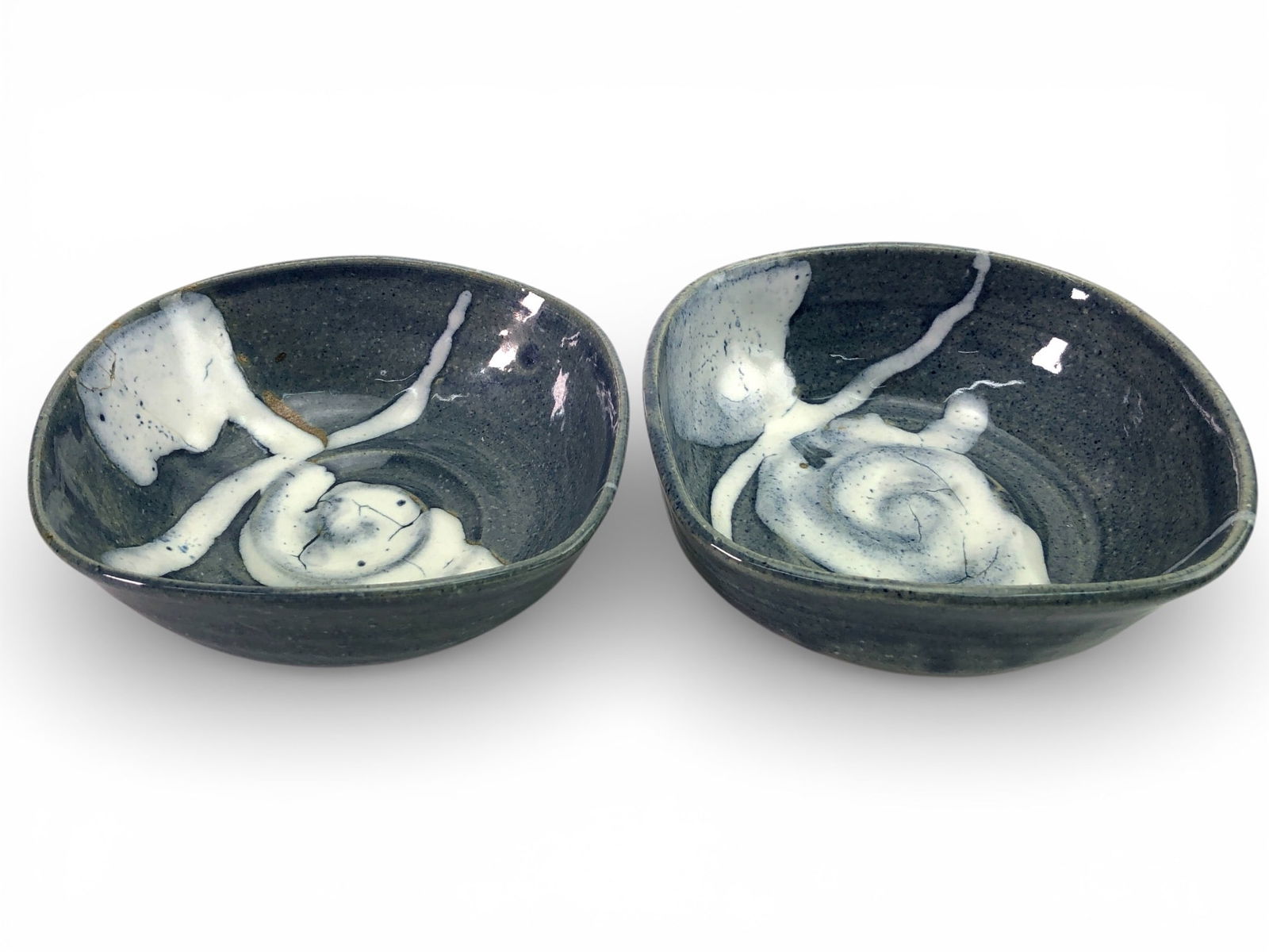 Christopher Bragg Pair Of Pottery Bowls (1 of 9)