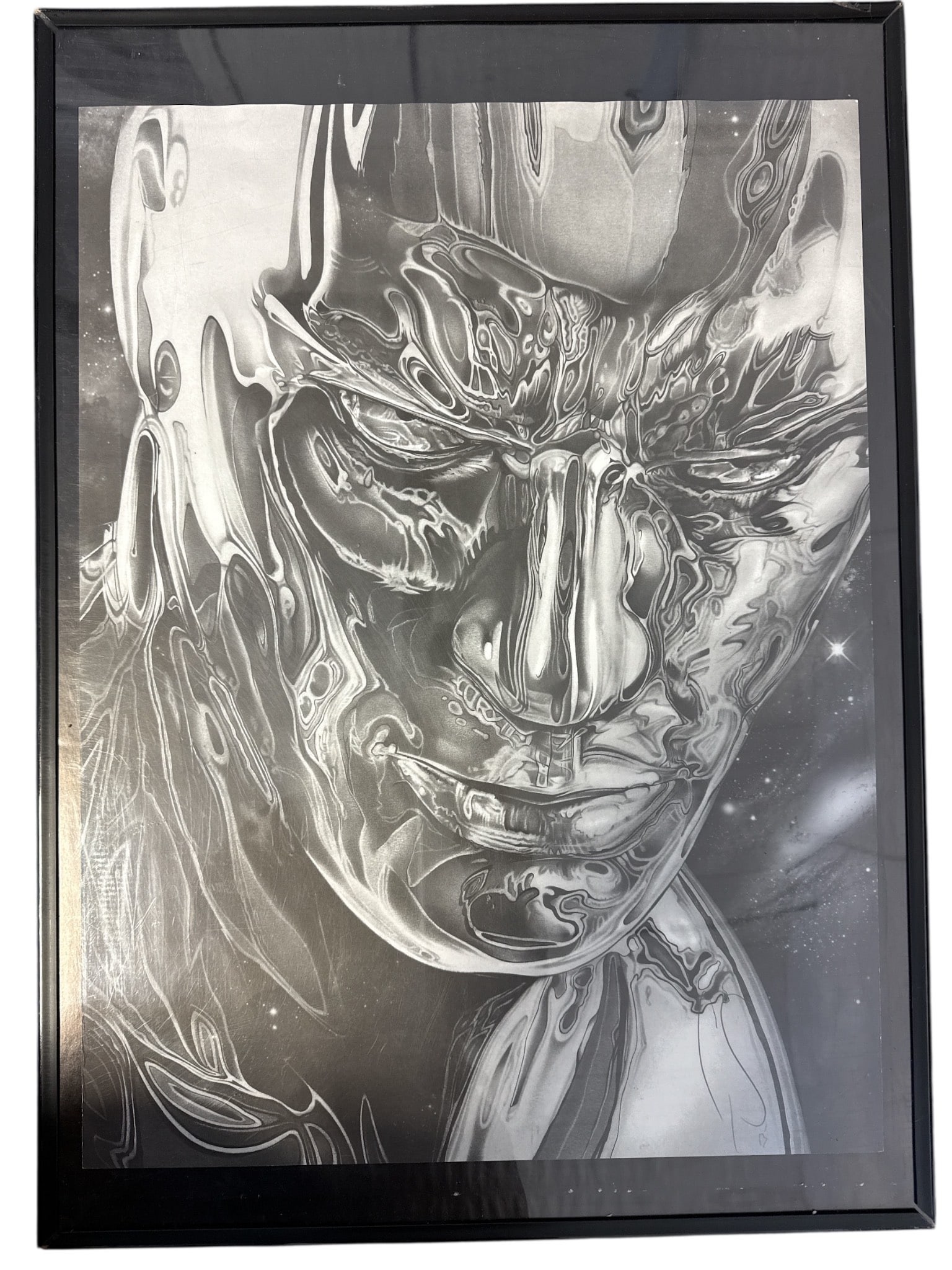 Pencil Signed Cory Smith Silver Surfer Print (1 of 7)
