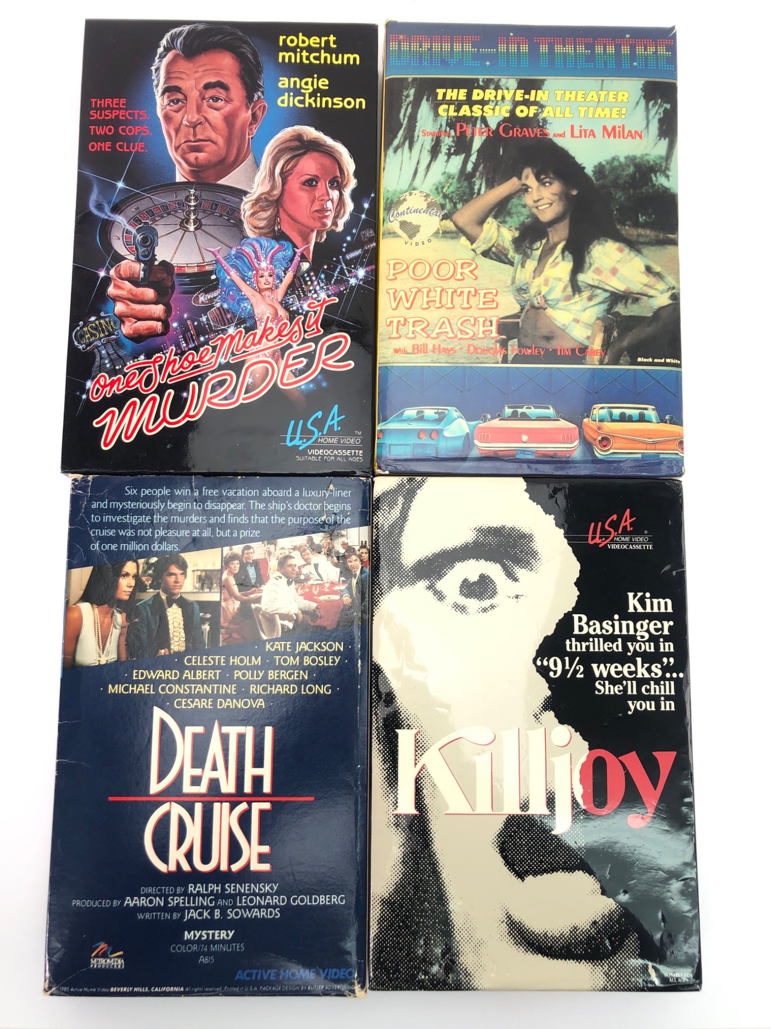 4 VHS Tapes – One Shoe Makes It Murder & More (1 of 12)