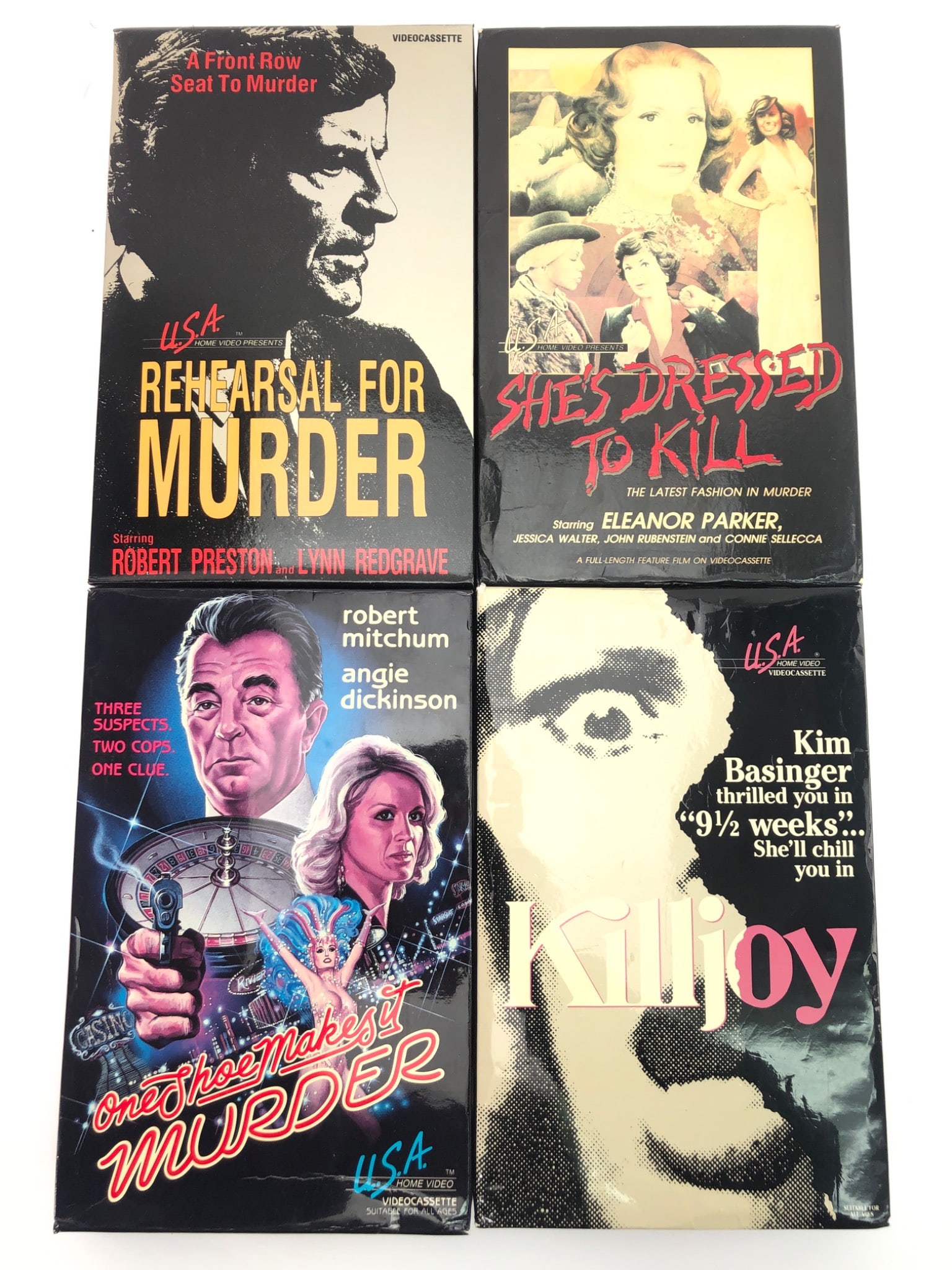 USA VHS Mystery Movies Lot Of 4 (1 of 12)