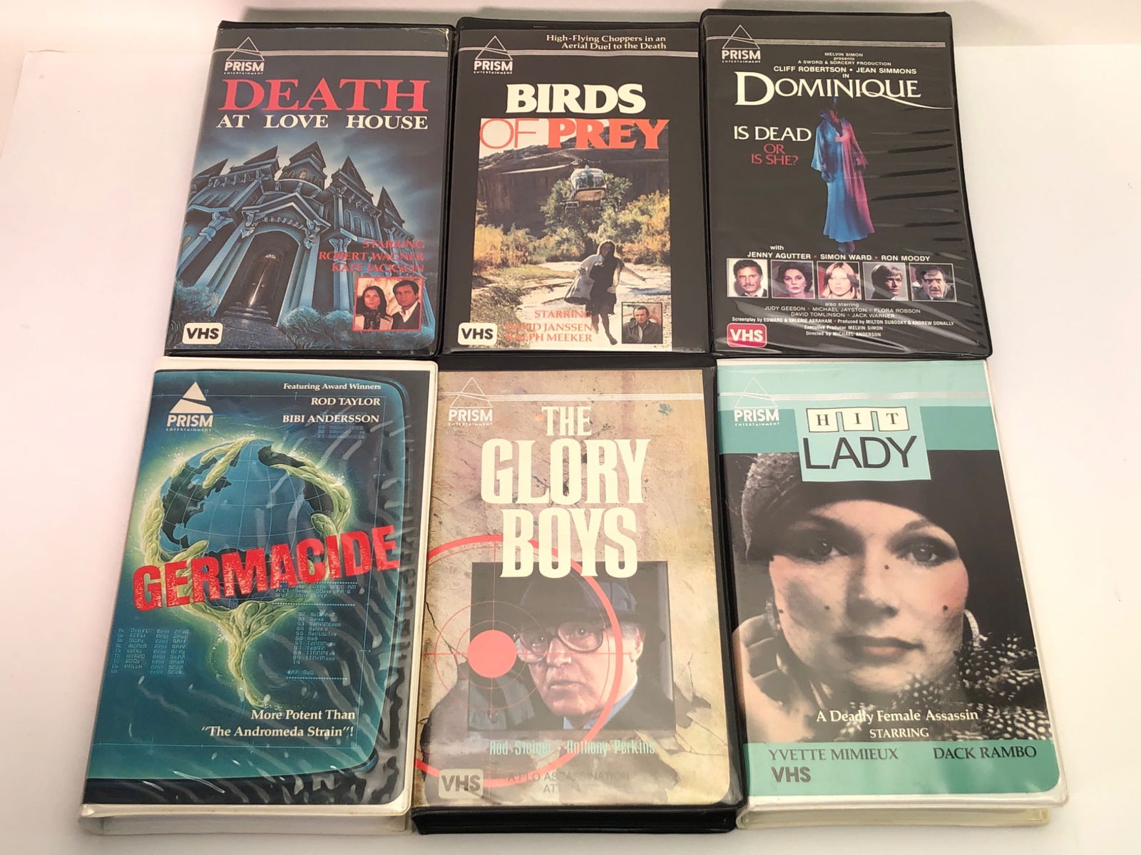6 Prism VHS Tapes In Clamshell Cases (1 of 9)