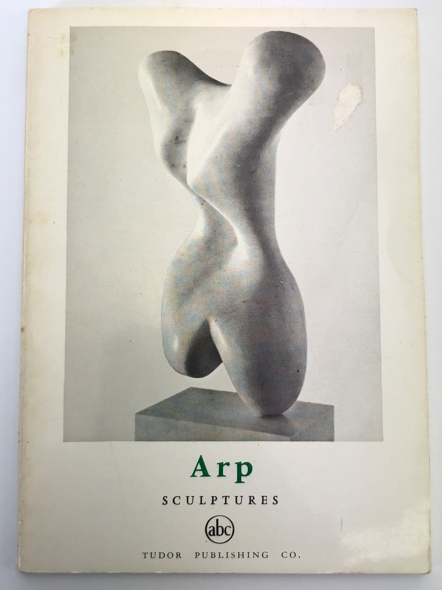 Arp Sculptures 1964 First Edition: Rare 1964 first edition soft cover book, 'Arp Sculptures' by Michel Seuphor, translated by Bettina Wadia. Published by Tudor Publishing Co., New York. Contains black & white illustrations of Hans Arp'