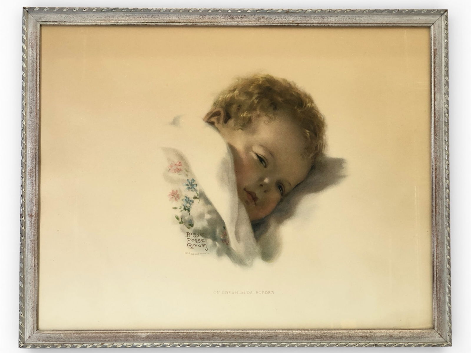 Vtg Bessie Pease Gutmann Signed Lithograph (1 of 7)