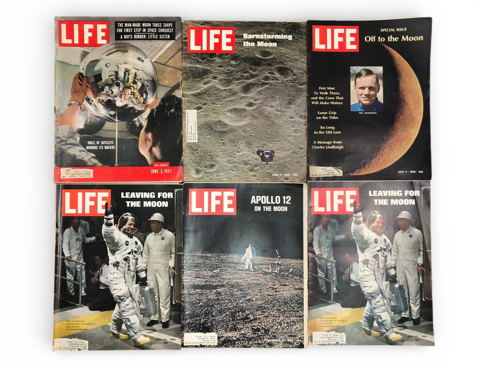 6 Life Magazine Space Issues 1957-1969 (1 of 14)