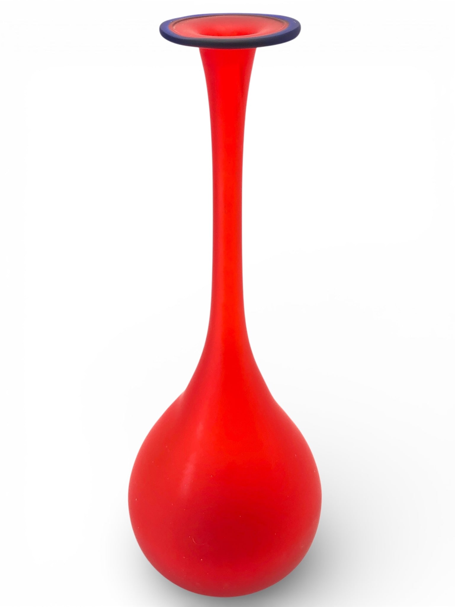 Carlo Moretti Style Satin Glass Pencil Vase (1 of 8)