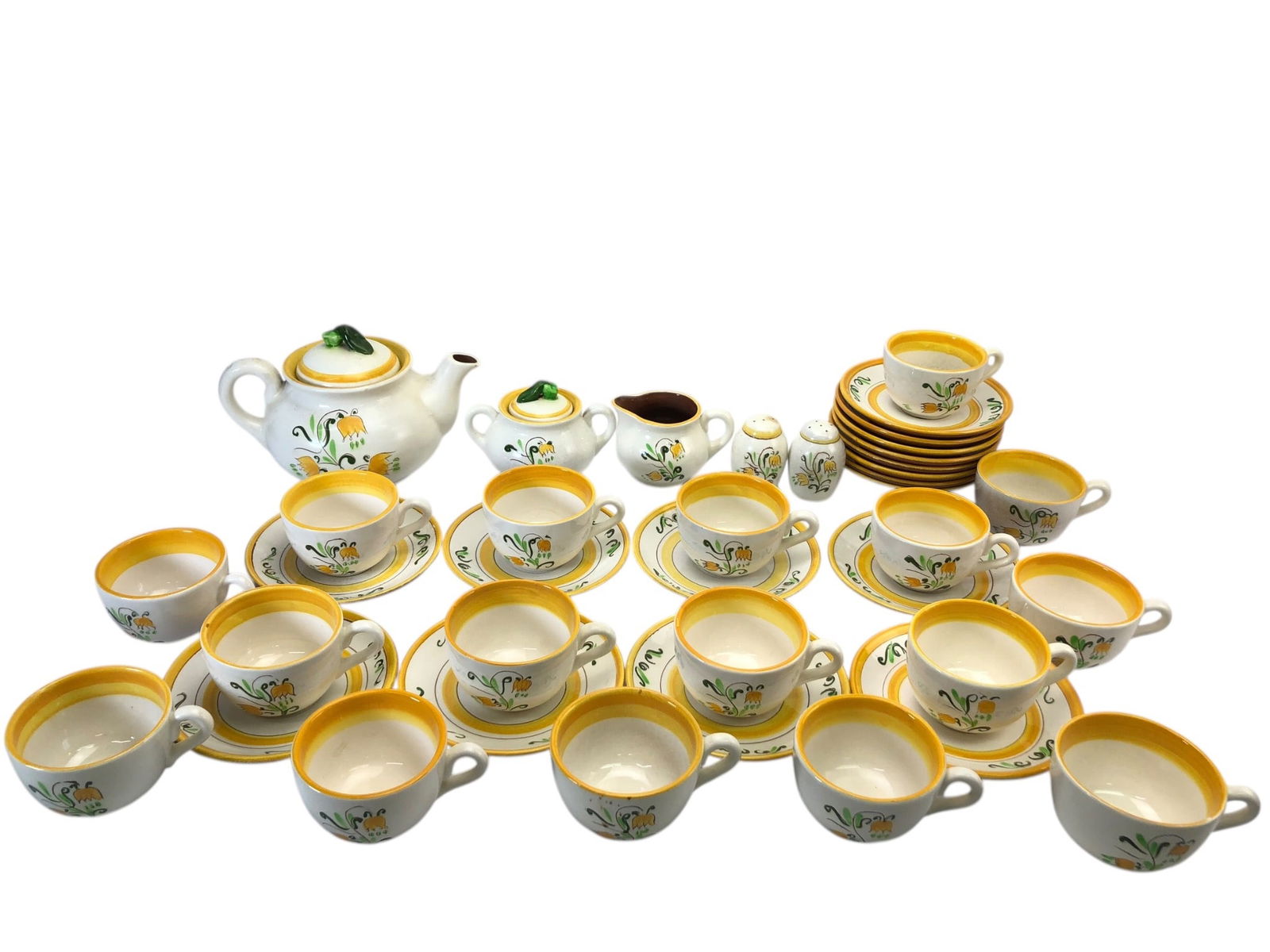 38pc Stangl Pottery Tulip Set With Tea Items (1 of 20)