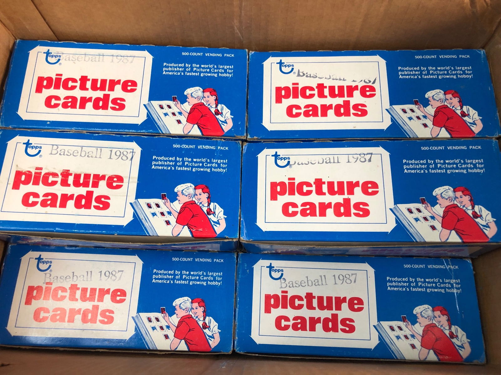 1987 Topps Baseball Picture Card Boxes (1 of 11)