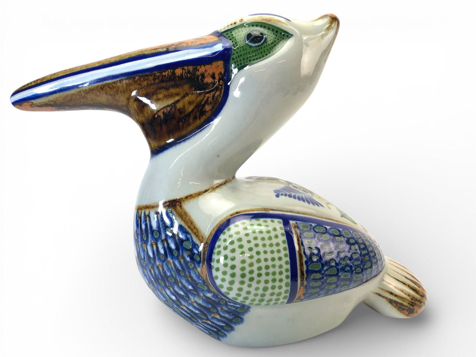 Artesanias Erandi Tonala Mexico Pottery Pelican (1 of 7)
