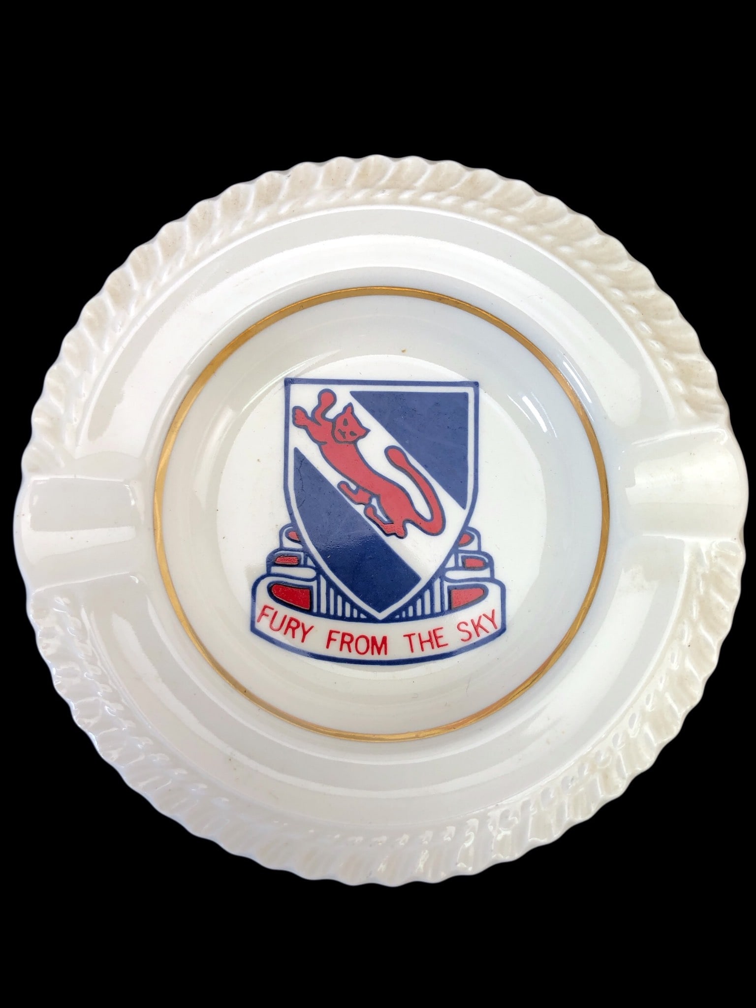 Rare Vtg 508th Parachute Infantry Regiment Ashtray (1 of 5)