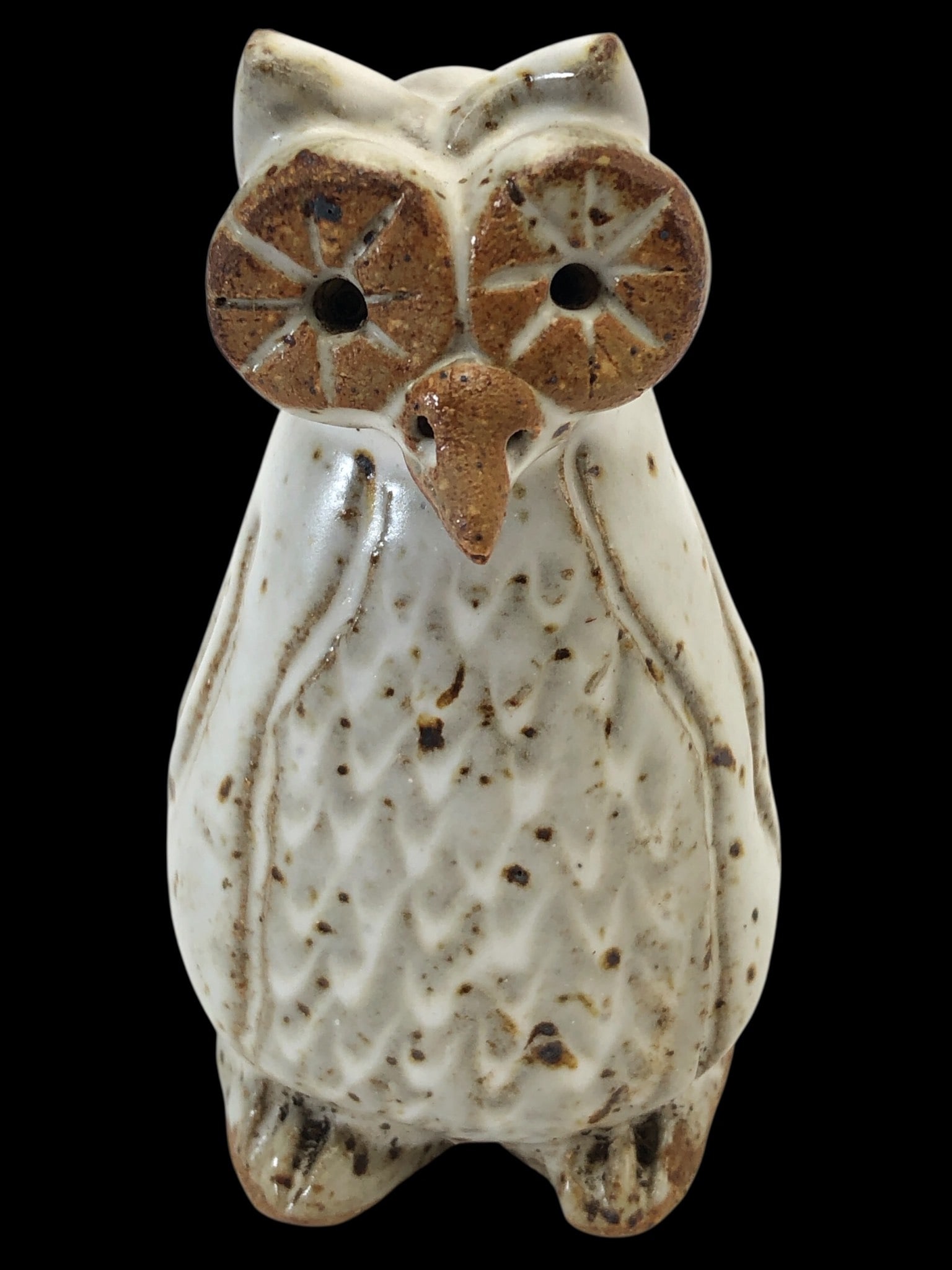 Studio Art Pottery Owl Figurine 3.5 Inches Tall (1 of 7)