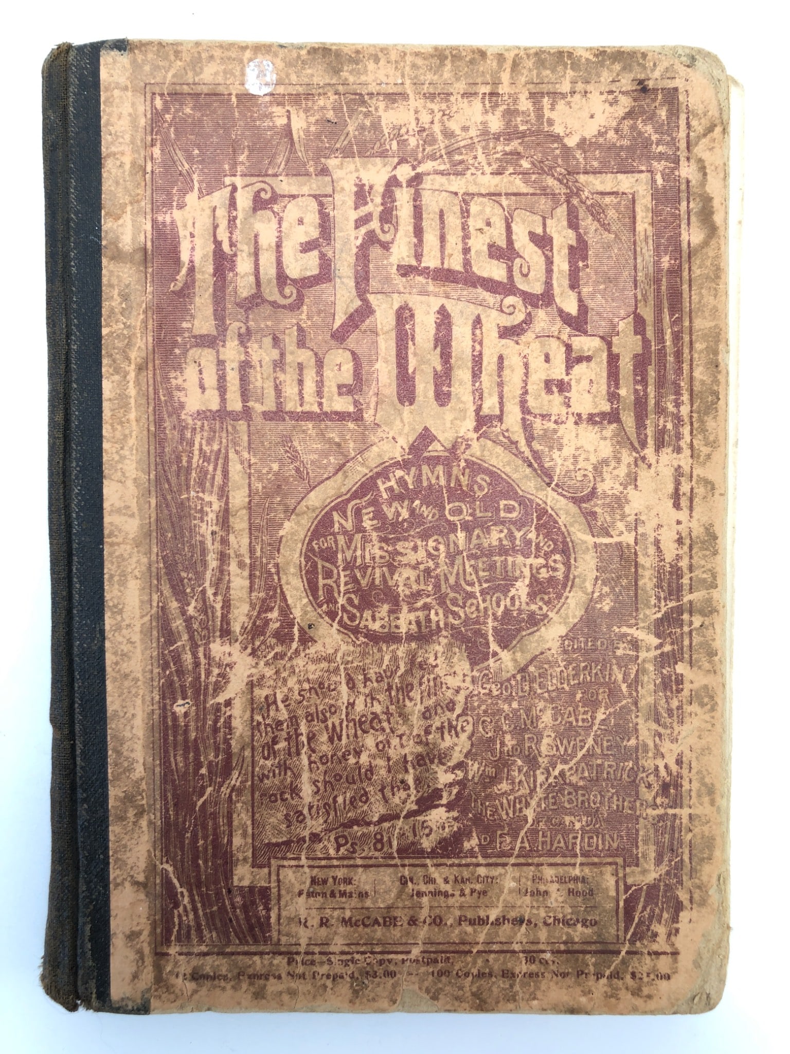 The Finest Of The Wheat Hymnal 1890 (1 of 11)